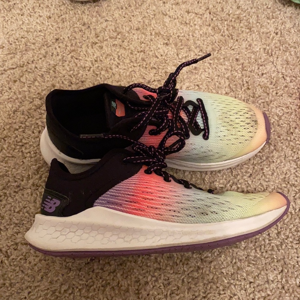 New balance rainbow shoes